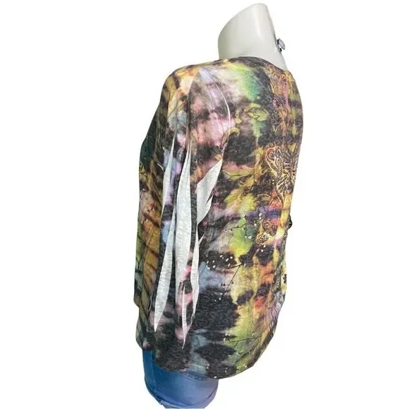 Avenue Butterfly Rhinestone Tee Plus Size 18/20 - Picture 7 of 13